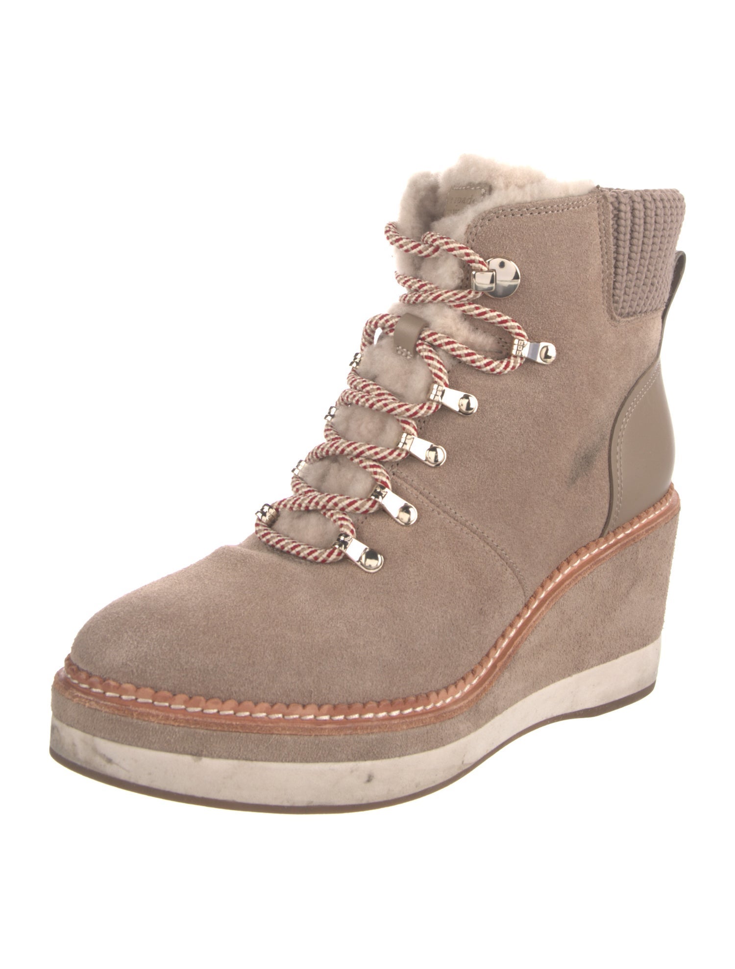 Kate Spade New York Suede Lace-Up Boots