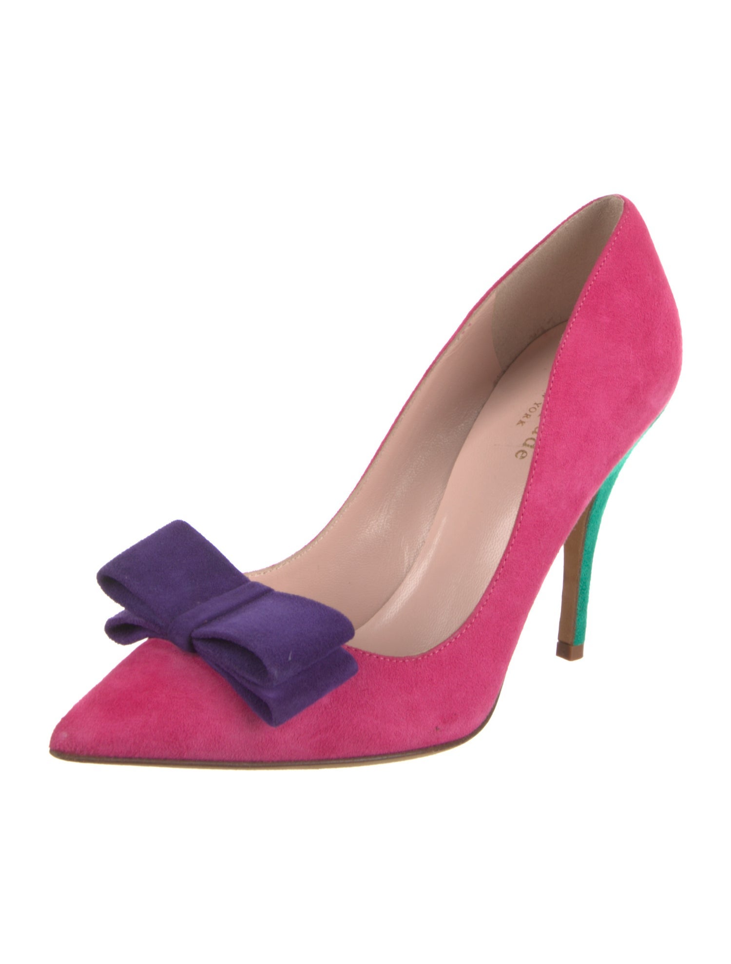 Kate Spade New York Suede Bow Accents Pumps