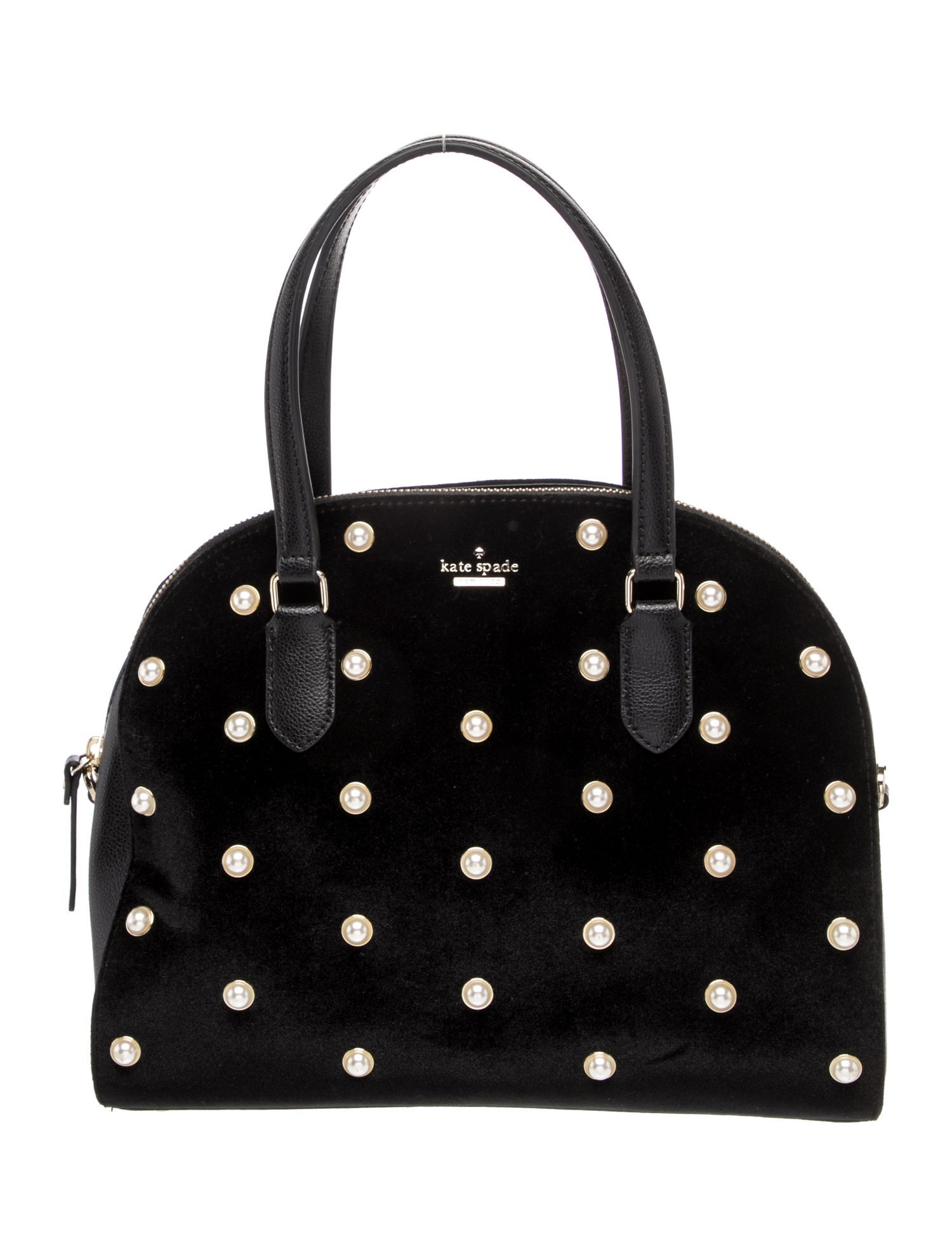 Kate Spade New York Velvet Top Handle Bag