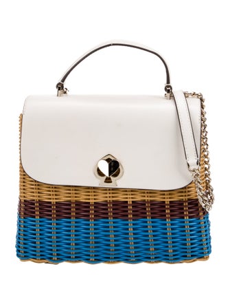 Kate Spade New York Wicker Top Handle Bag