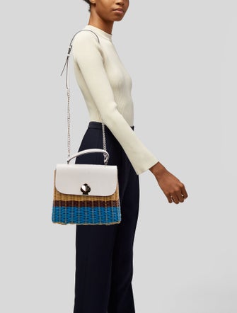 Kate Spade New York Wicker Top Handle Bag