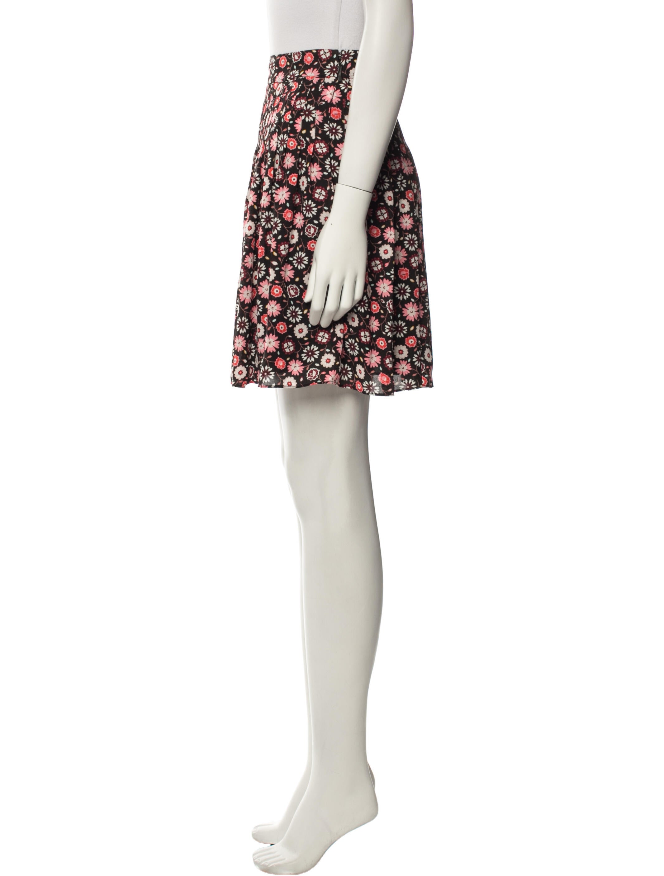 Kate Spade New York Floral Print Mini Skirt