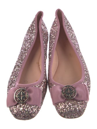 Kate Spade New York Glitter Glitter Accents Ballet Flats