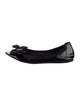 Kate Spade New York Patent Leather Bow Accents Flats