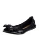 Kate Spade New York Patent Leather Bow Accents Flats