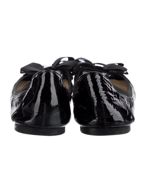 Kate Spade New York Patent Leather Bow Accents Flats
