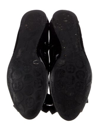 Kate Spade New York Patent Leather Bow Accents Flats