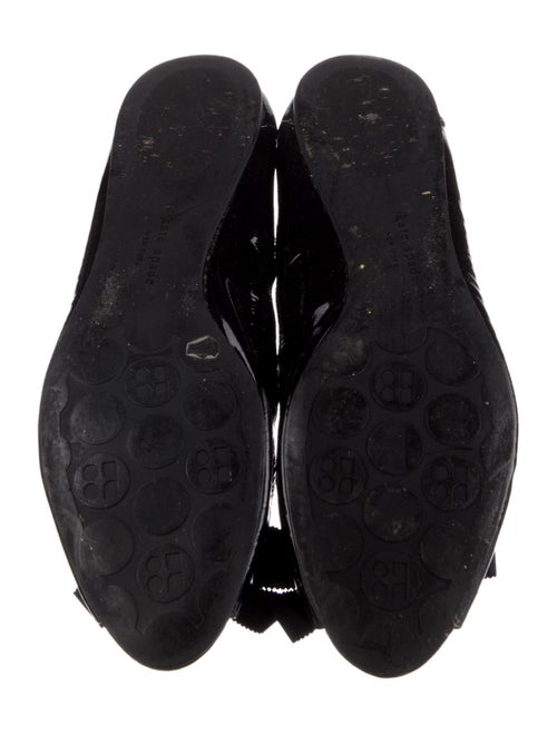 Kate Spade New York Patent Leather Bow Accents Flats