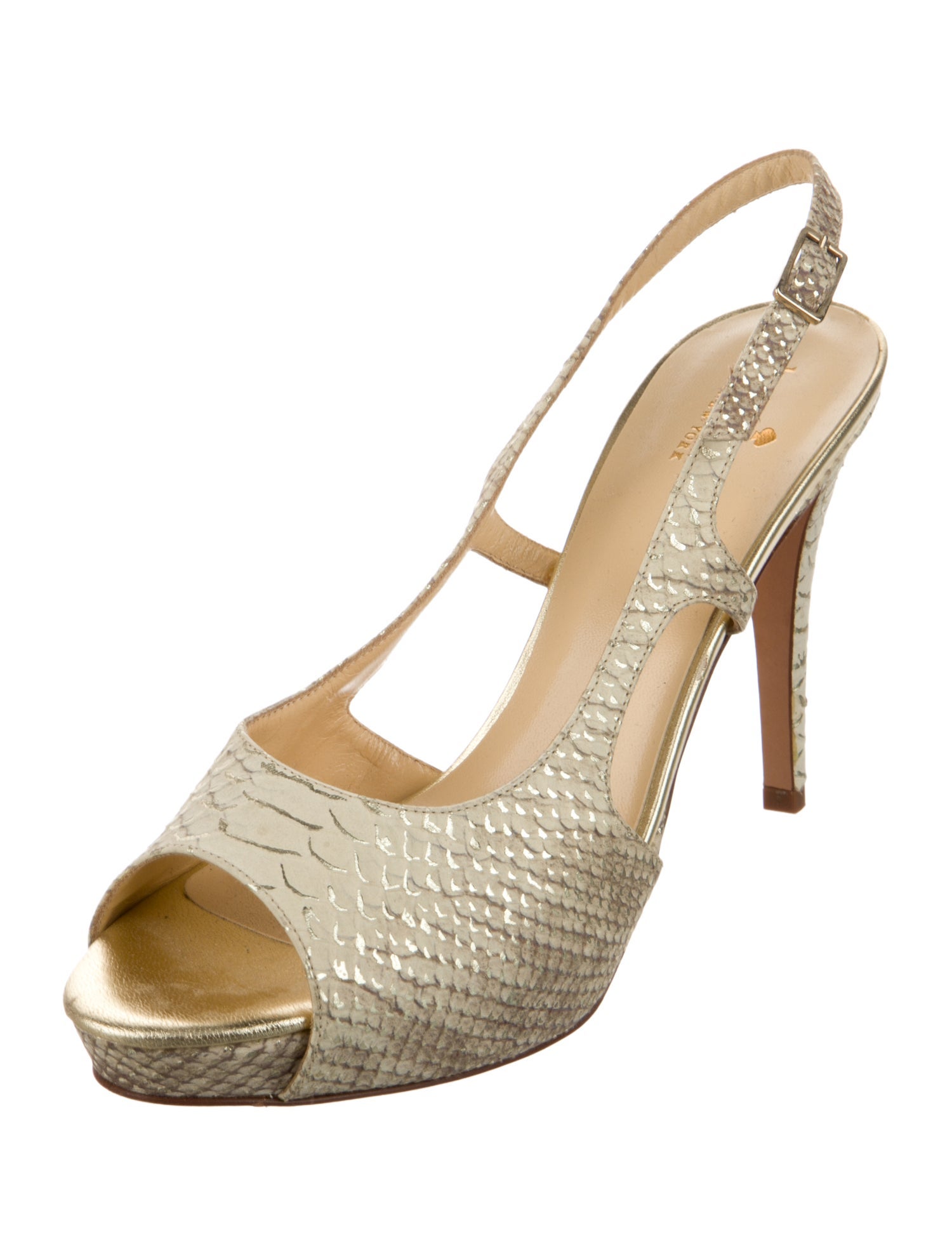 Kate Spade New York Leather Slingback Sandals