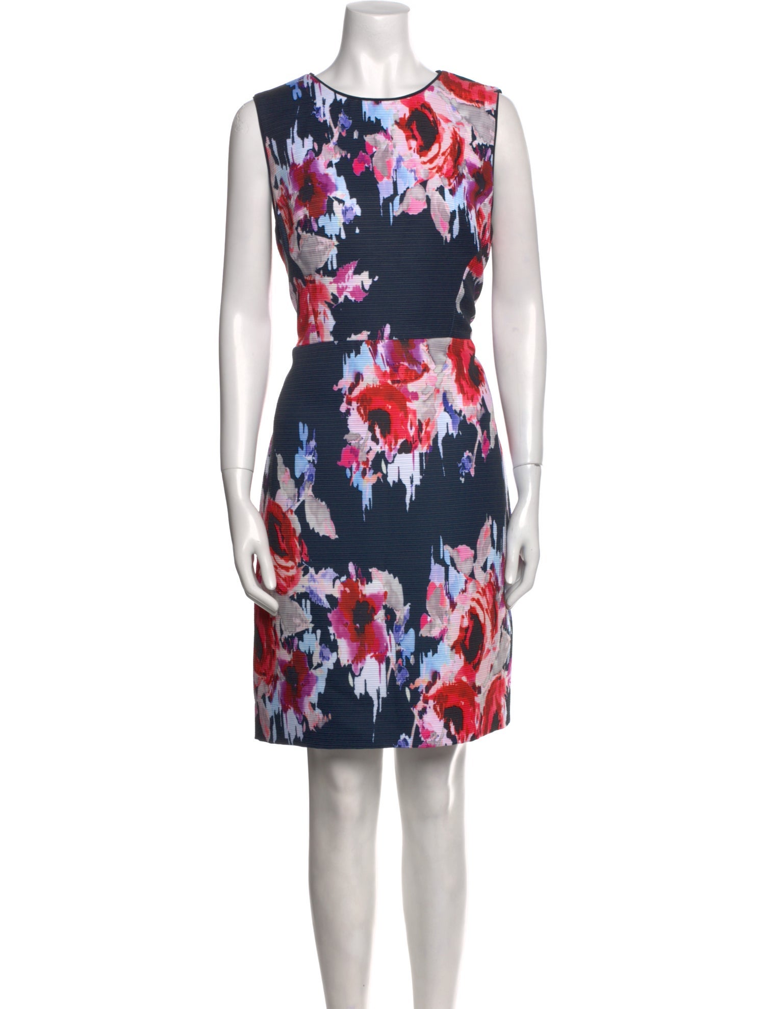 Kate Spade New York Floral Print Knee-Length Dress