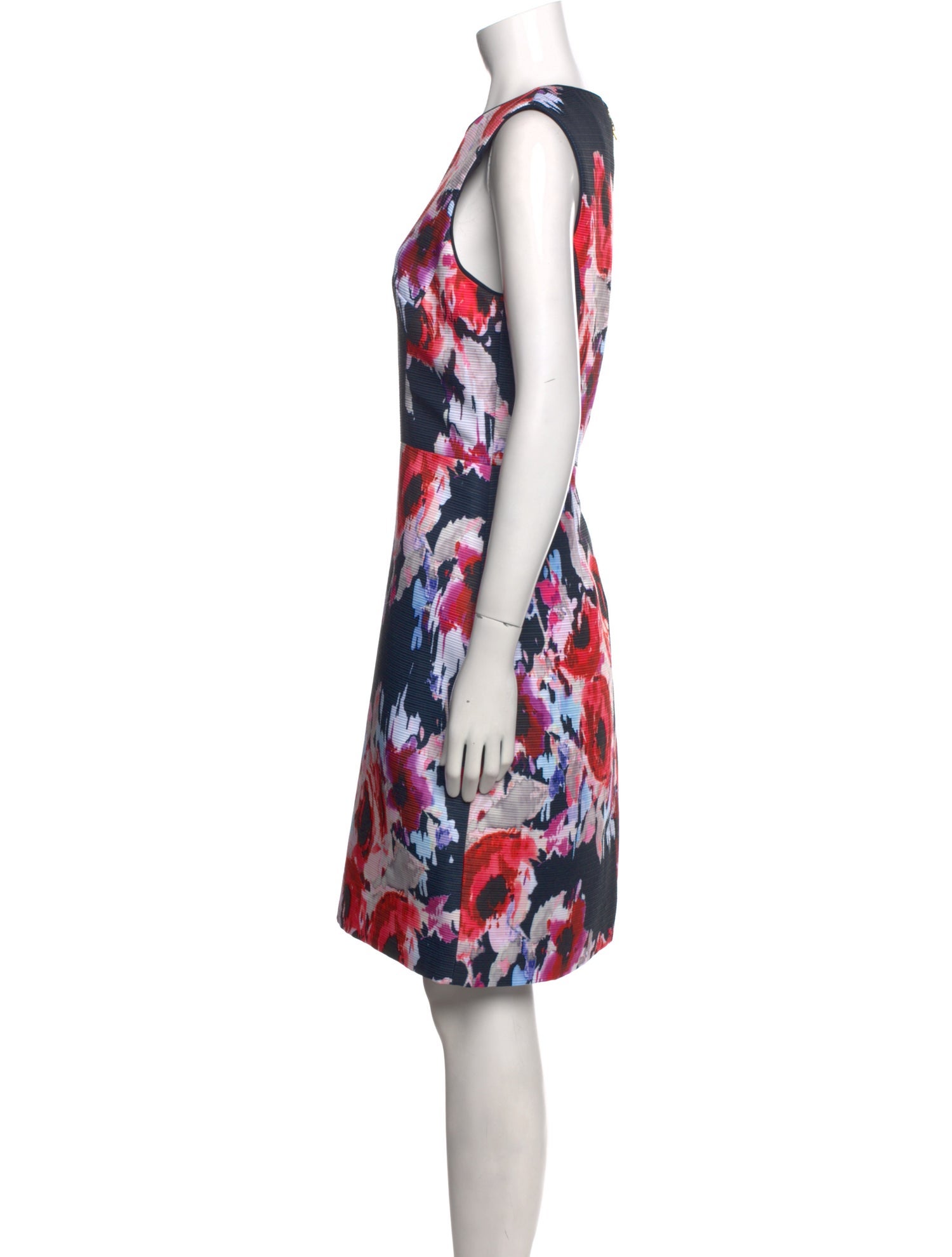 Kate Spade New York Floral Print Knee-Length Dress