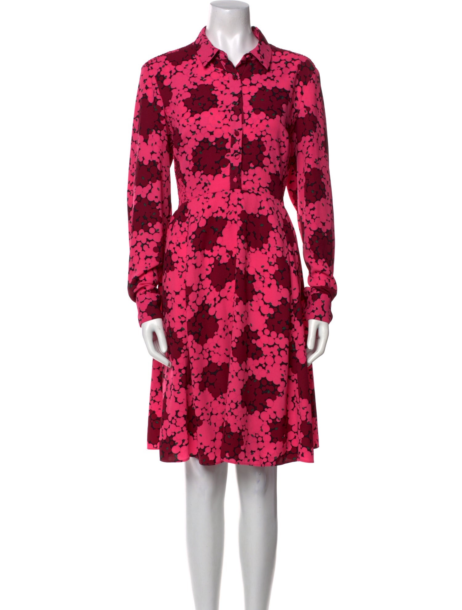 Kate Spade New York Floral Print Midi Length Dress