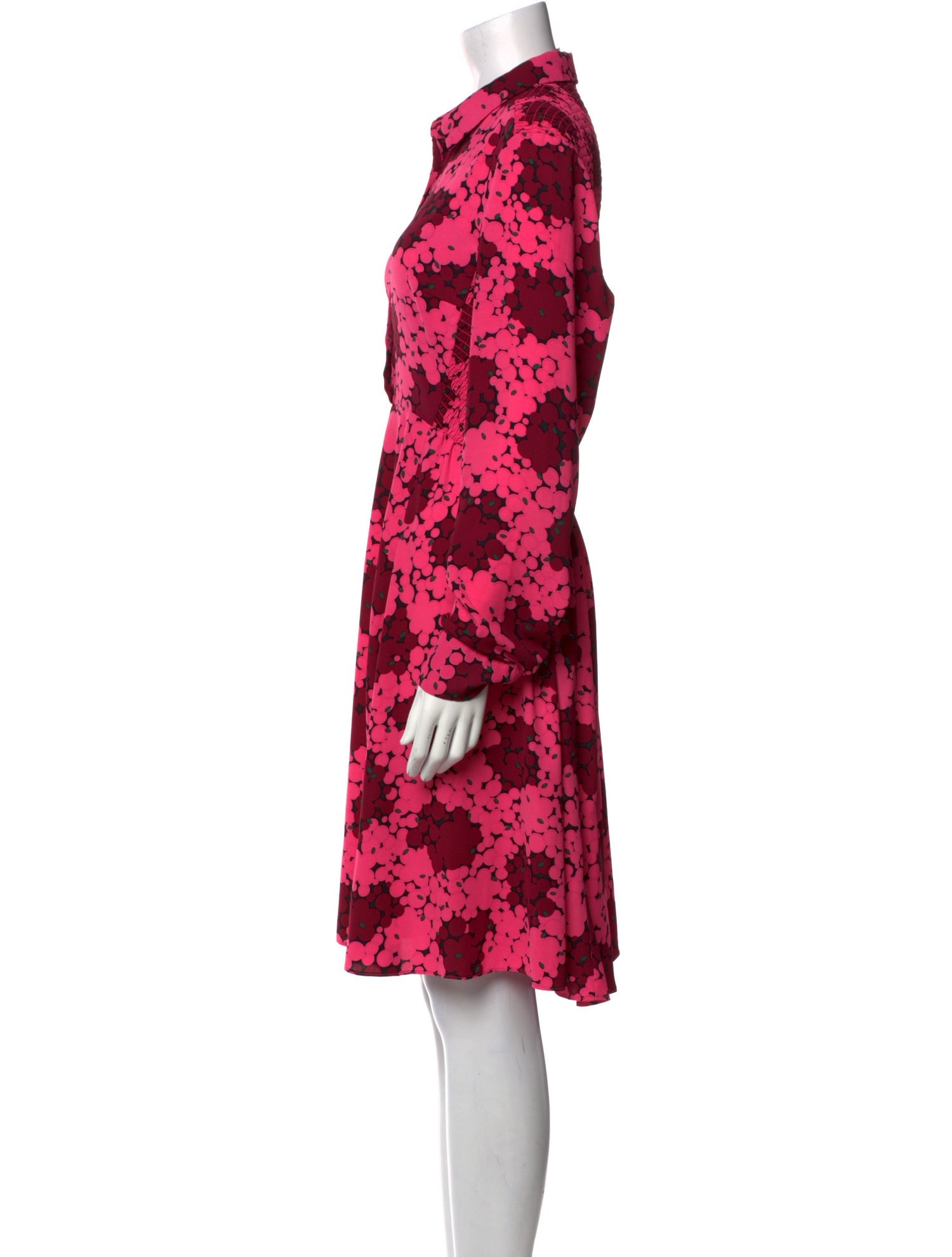 Kate Spade New York Floral Print Midi Length Dress
