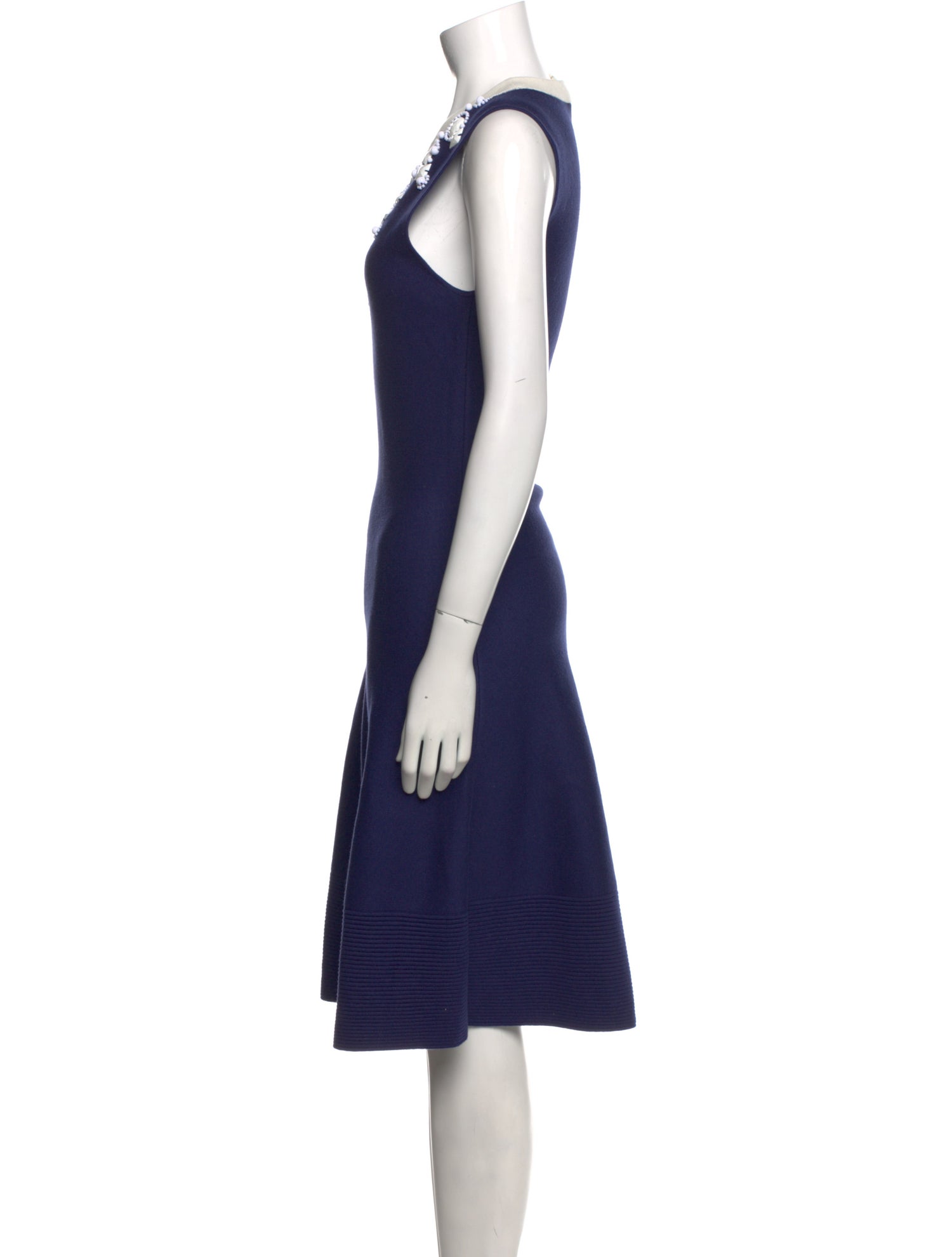 Kate Spade New York Crew Neck Midi Length Dress