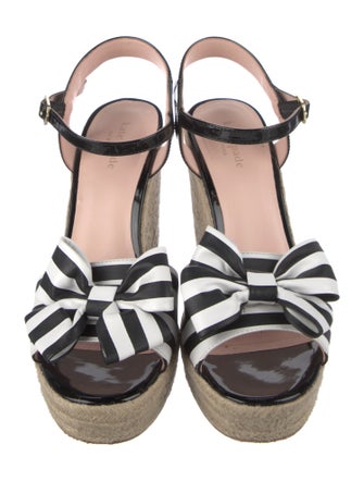 Kate Spade New York Patent Leather Printed Espadrilles