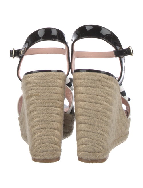 Kate Spade New York Patent Leather Printed Espadrilles