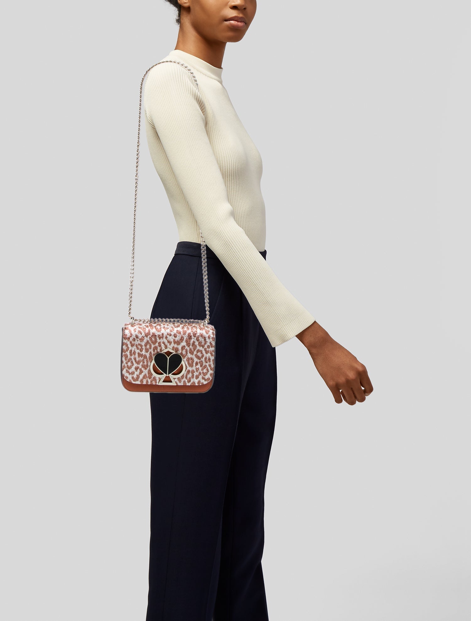 Kate Spade New York Leather Minaudière Mini