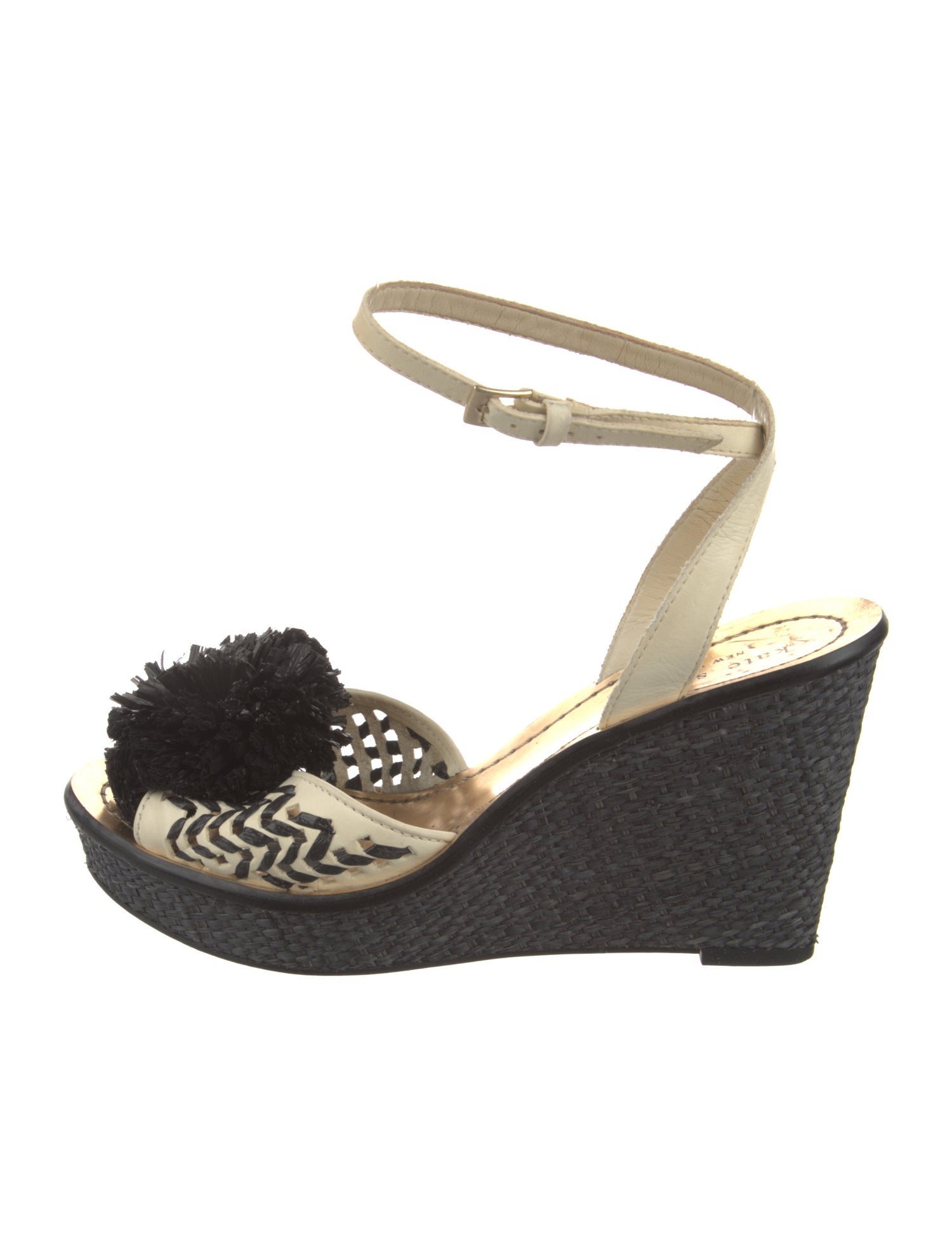 Kate Spade New York Leather Striped Espadrilles