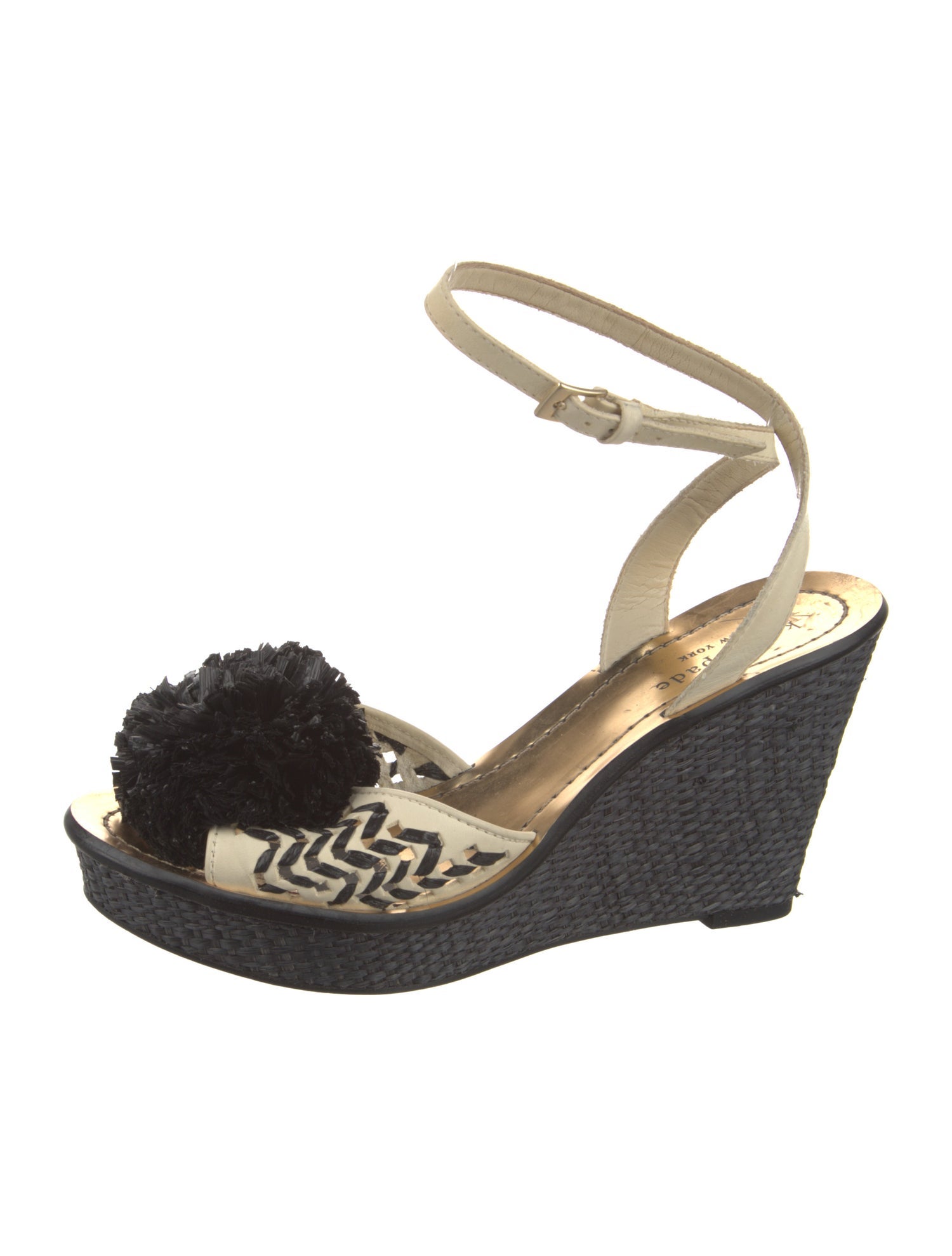 Kate Spade New York Leather Striped Espadrilles