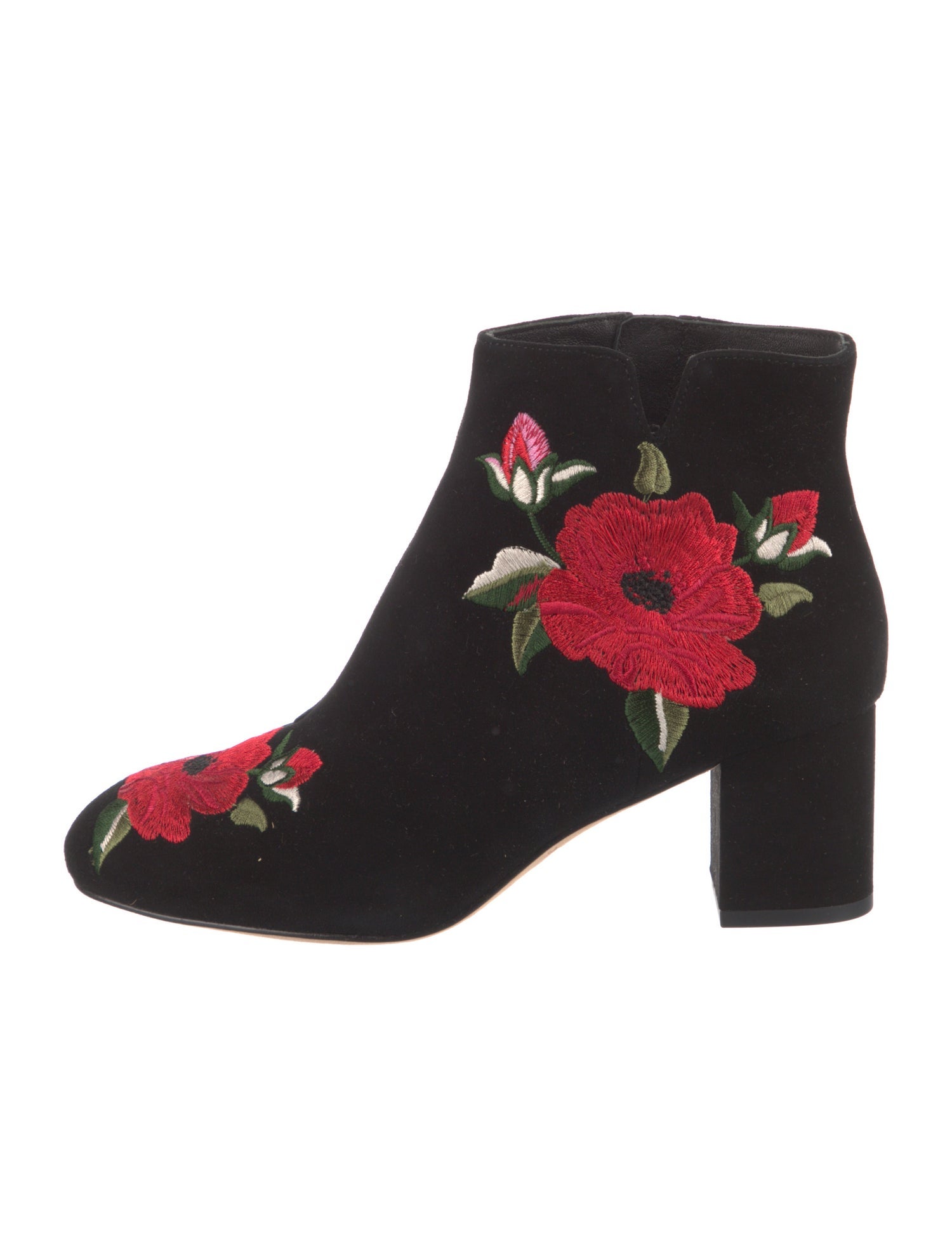 Kate Spade New York Suede Floral Print Boots