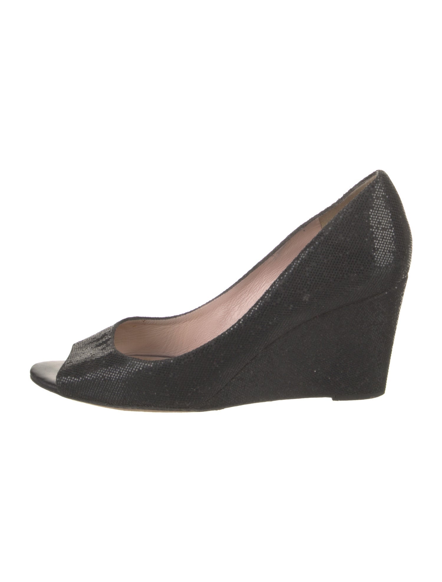 Kate Spade New York Leather Glitter Accents Pumps