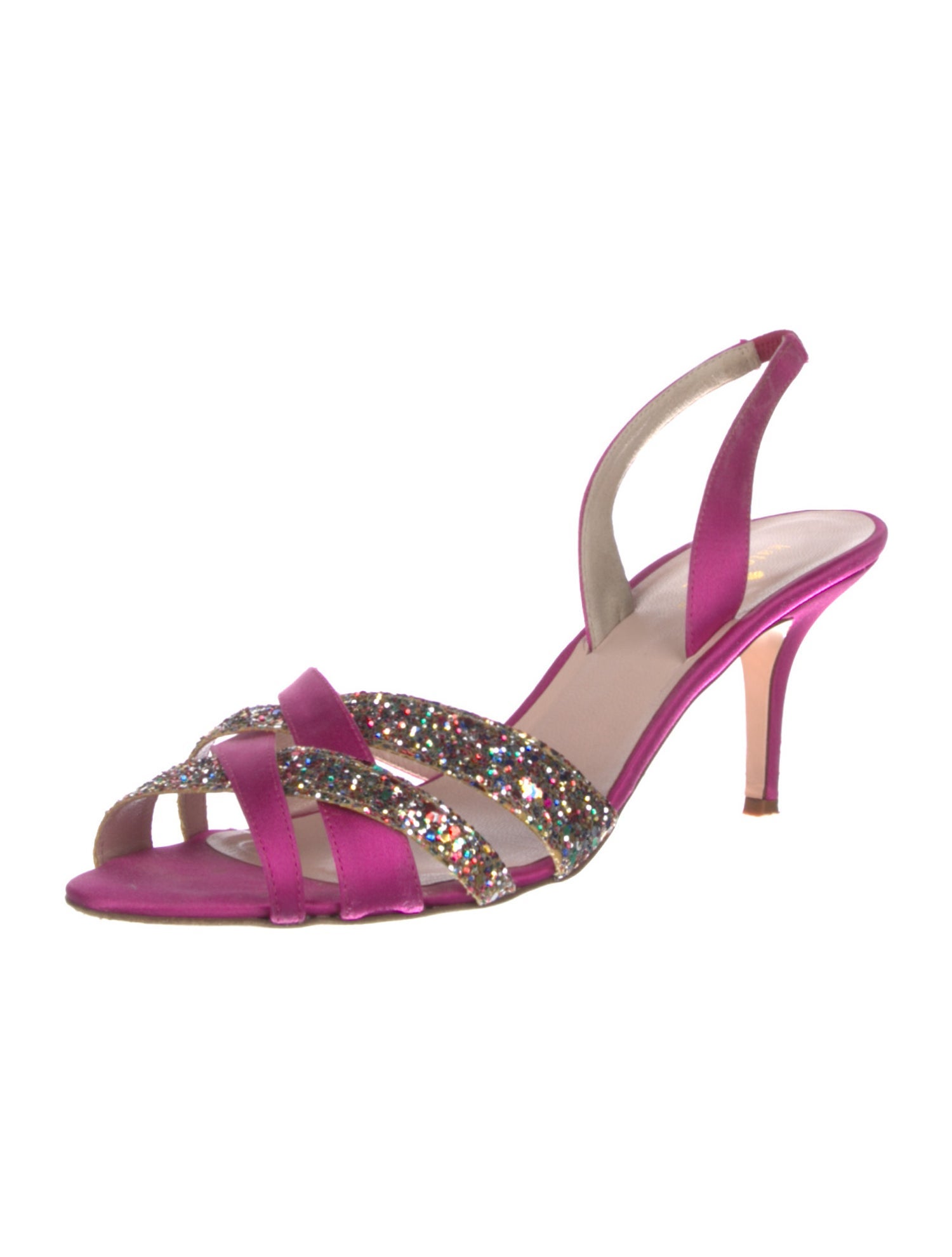 Kate Spade New York Satin Bow Accents Slingback Sandals