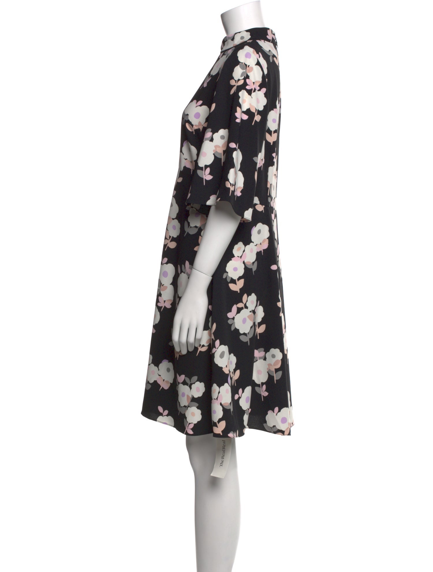 Kate Spade New York Floral Print Knee-Length Dress