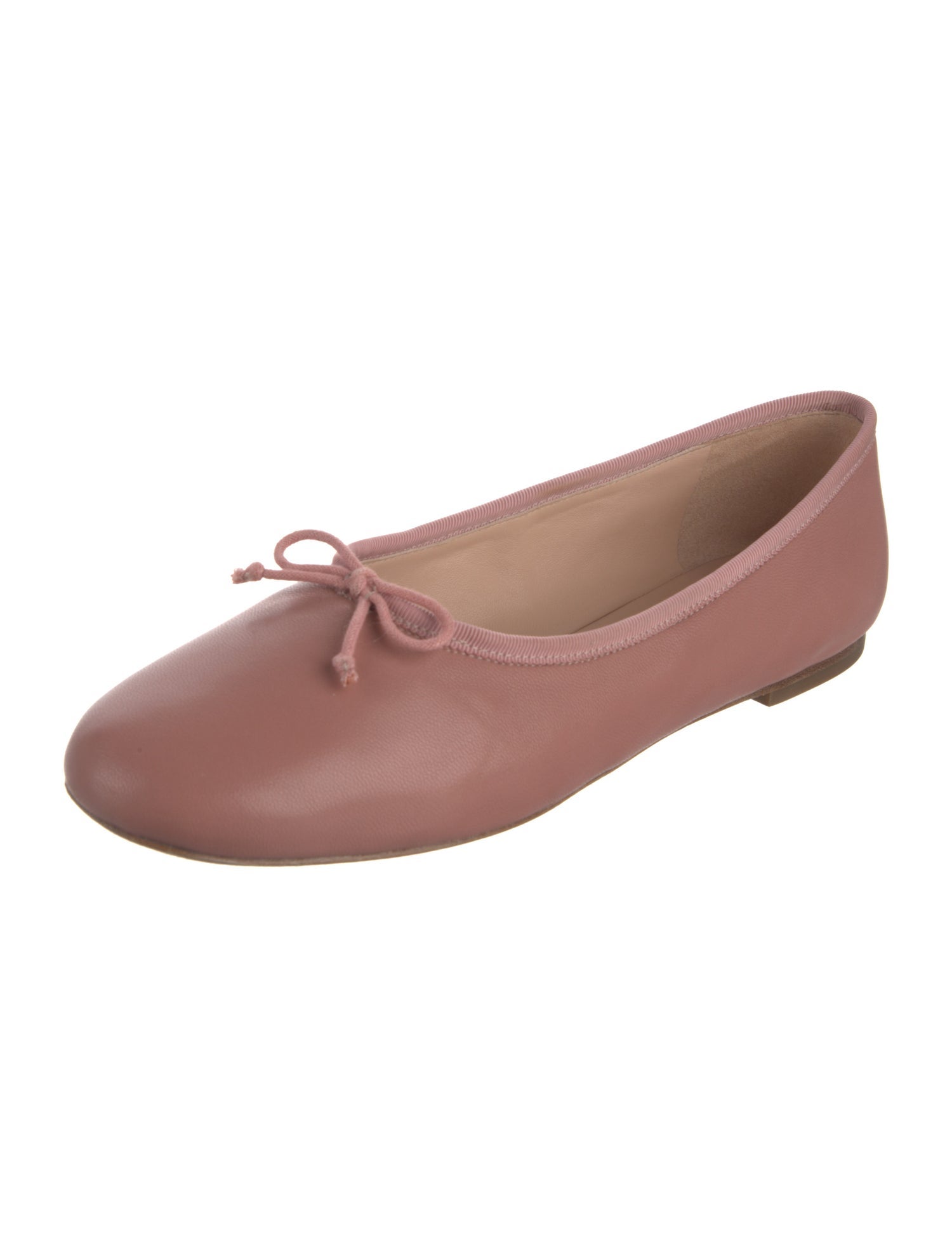 Kate Spade New York Leather Bow Accents Ballet Flats