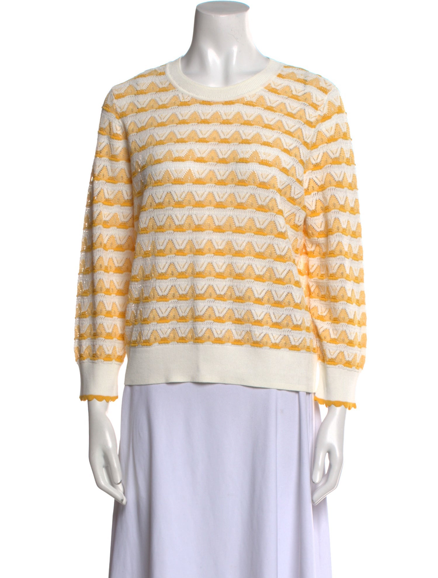 Kate Spade New York Striped Scoop Neck Sweater