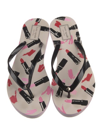 Kate Spade New York Rubber Printed Flip Flops