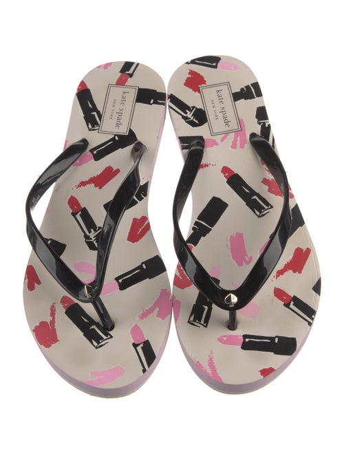 Kate Spade New York Rubber Printed Flip Flops
