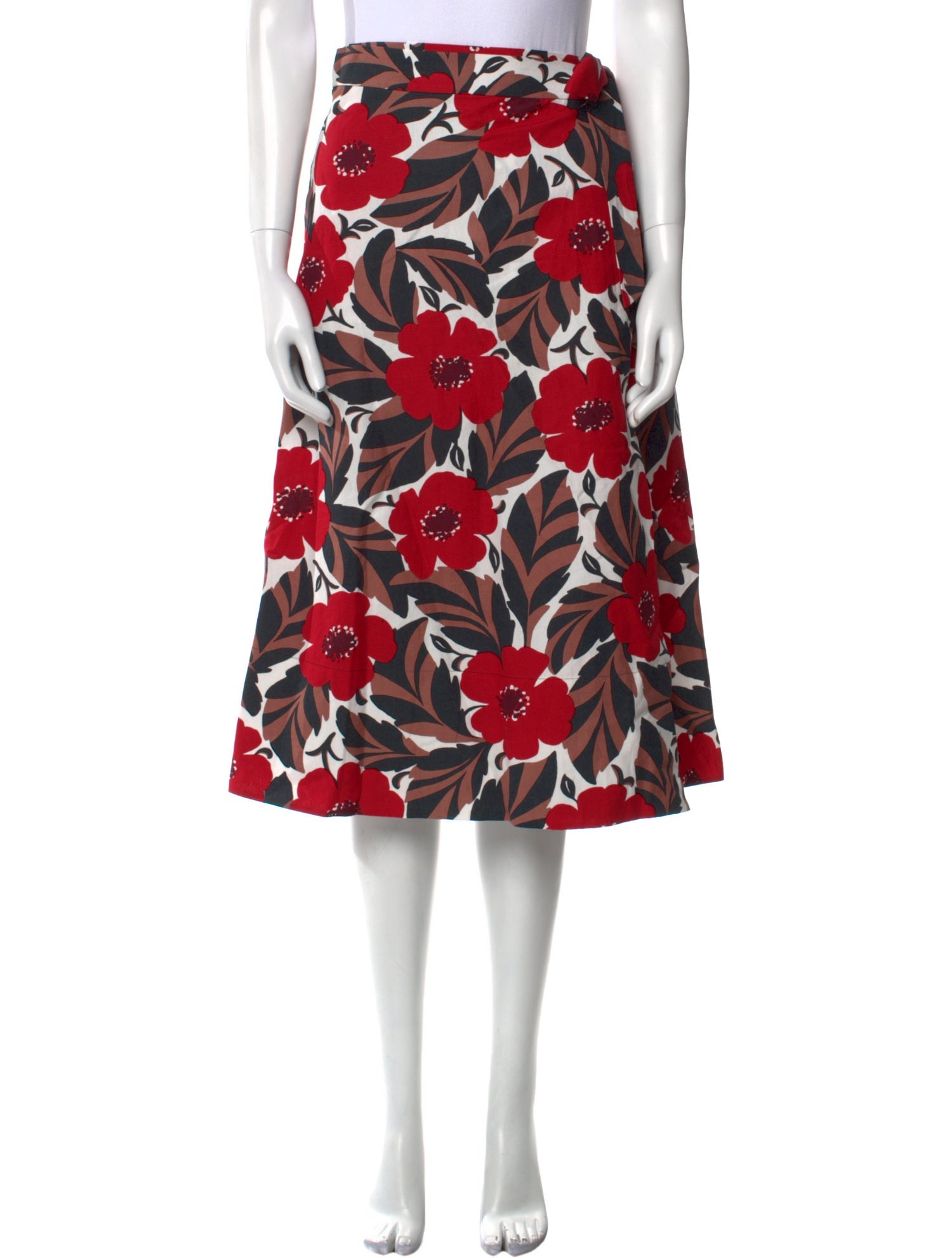 Kate Spade New York Floral Print Knee-Length Skirt