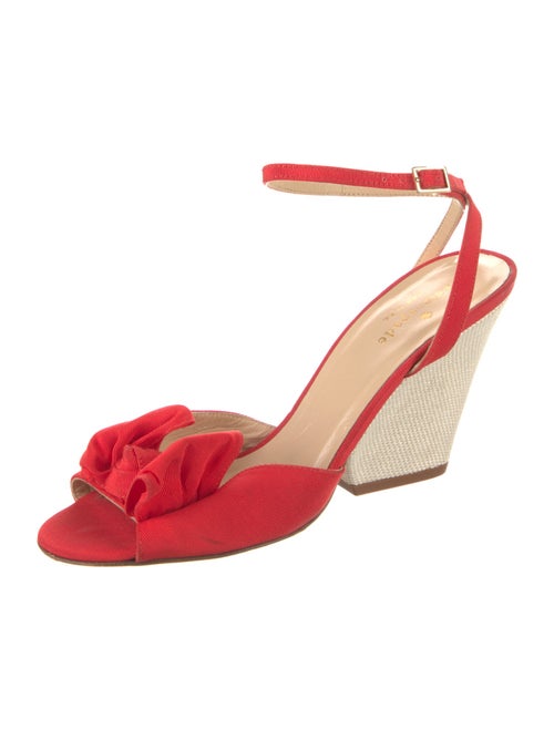 Kate Spade New York Suede Fringe Trim Accent Espadrilles