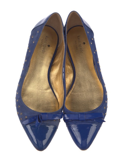 Kate Spade New York Suede Studded Accents Ballet Flats