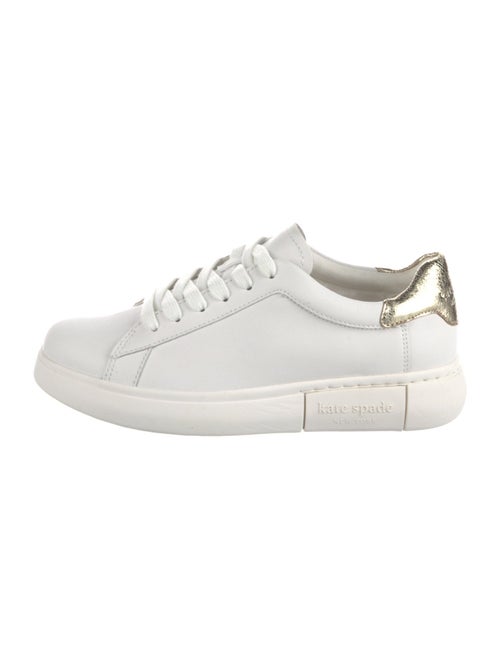 Kate Spade New York Leather Whipstitch Trim Sneakers