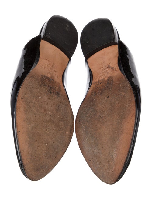 Kate Spade New York Patent Leather Chain-Link Accents Mules