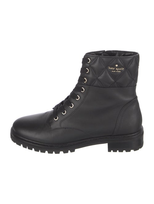 Kate Spade New York Leather Combat Boots