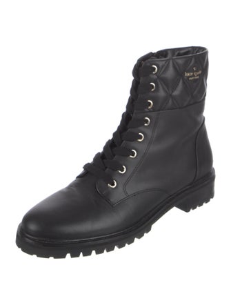 Kate Spade New York Leather Combat Boots
