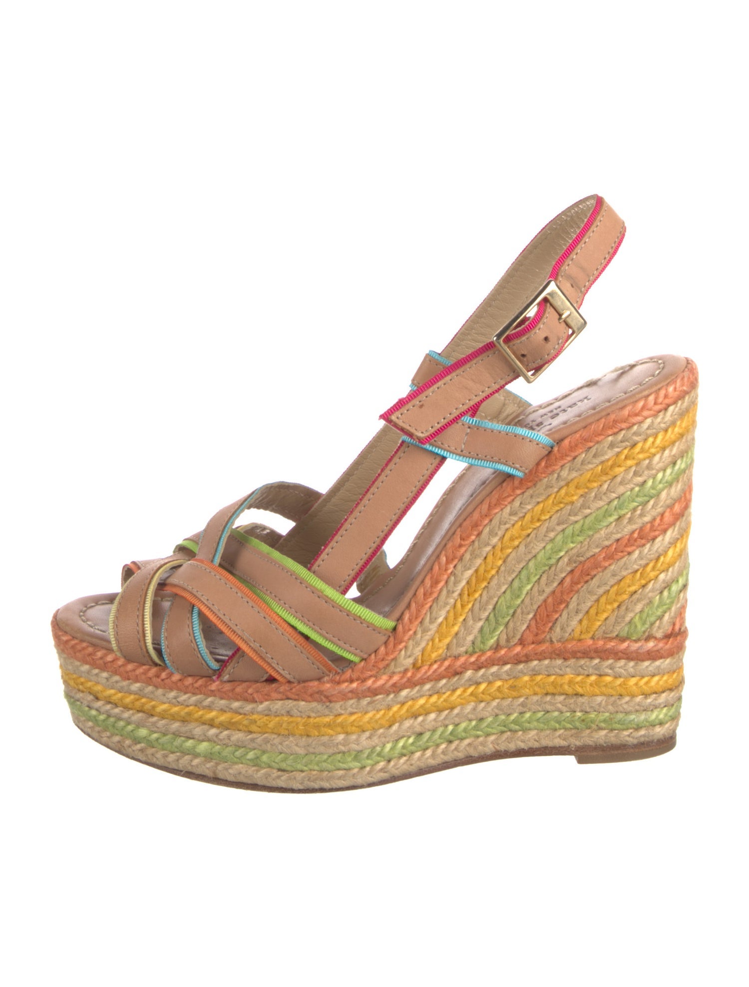 Kate Spade New York Leather Printed Espadrilles