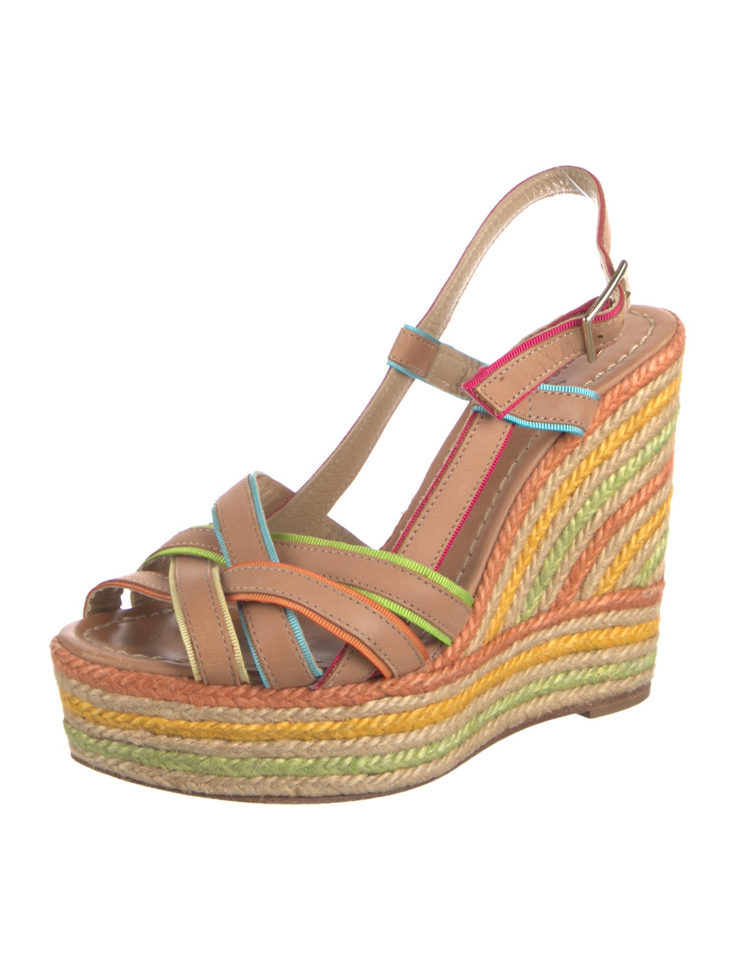 Kate Spade New York Leather Printed Espadrilles