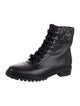 Kate Spade New York Leather Graphic Print Combat Boots
