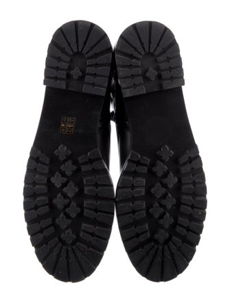 Kate Spade New York Leather Graphic Print Combat Boots