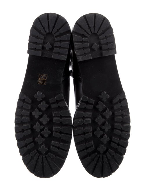 Kate Spade New York Leather Graphic Print Combat Boots