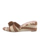 Kate Spade New York Straw Patterned Slides