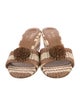 Kate Spade New York Straw Patterned Slides