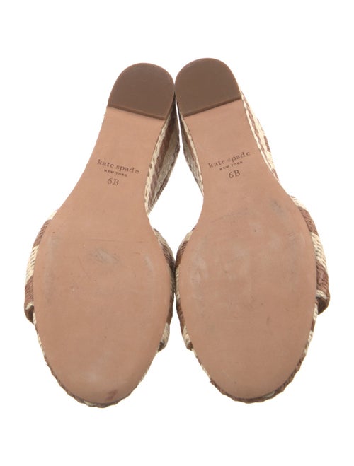 Kate Spade New York Straw Patterned Slides