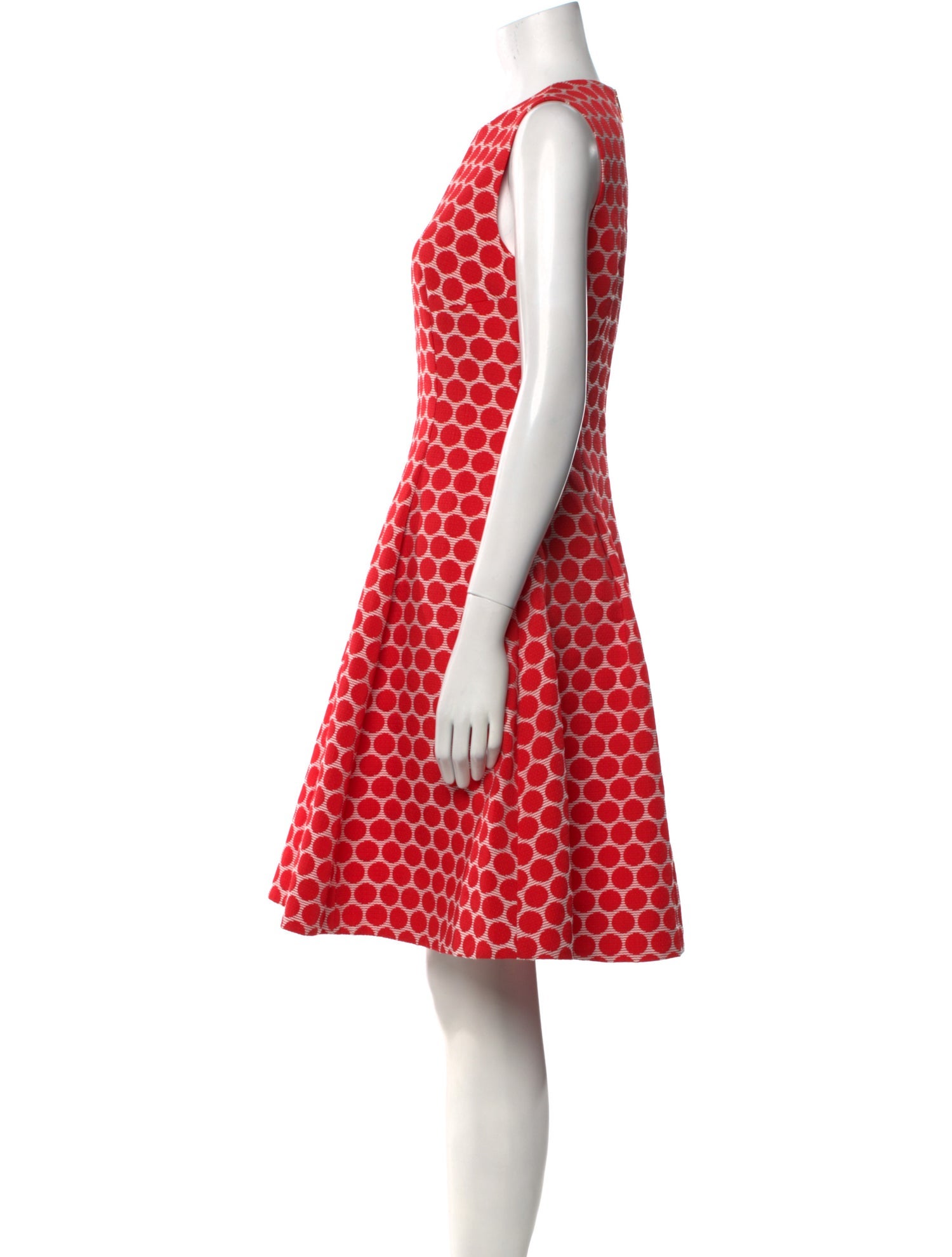 Kate Spade New York Polka Dot Print Knee-Length Dress