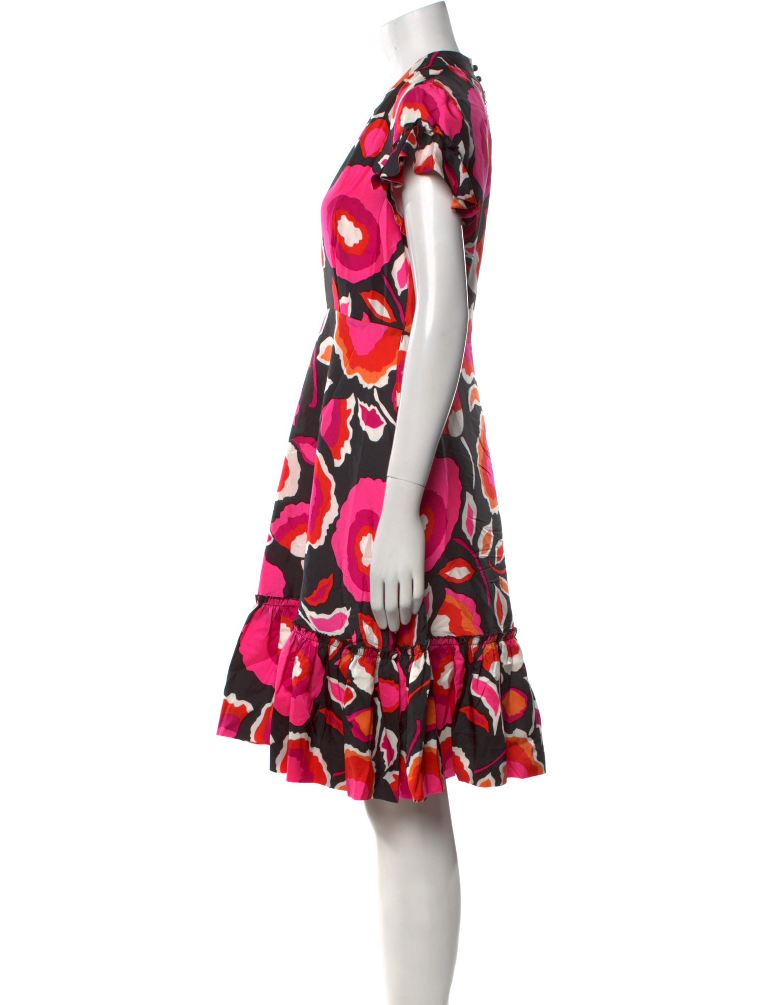Kate Spade New York Floral Print Knee-Length Dress