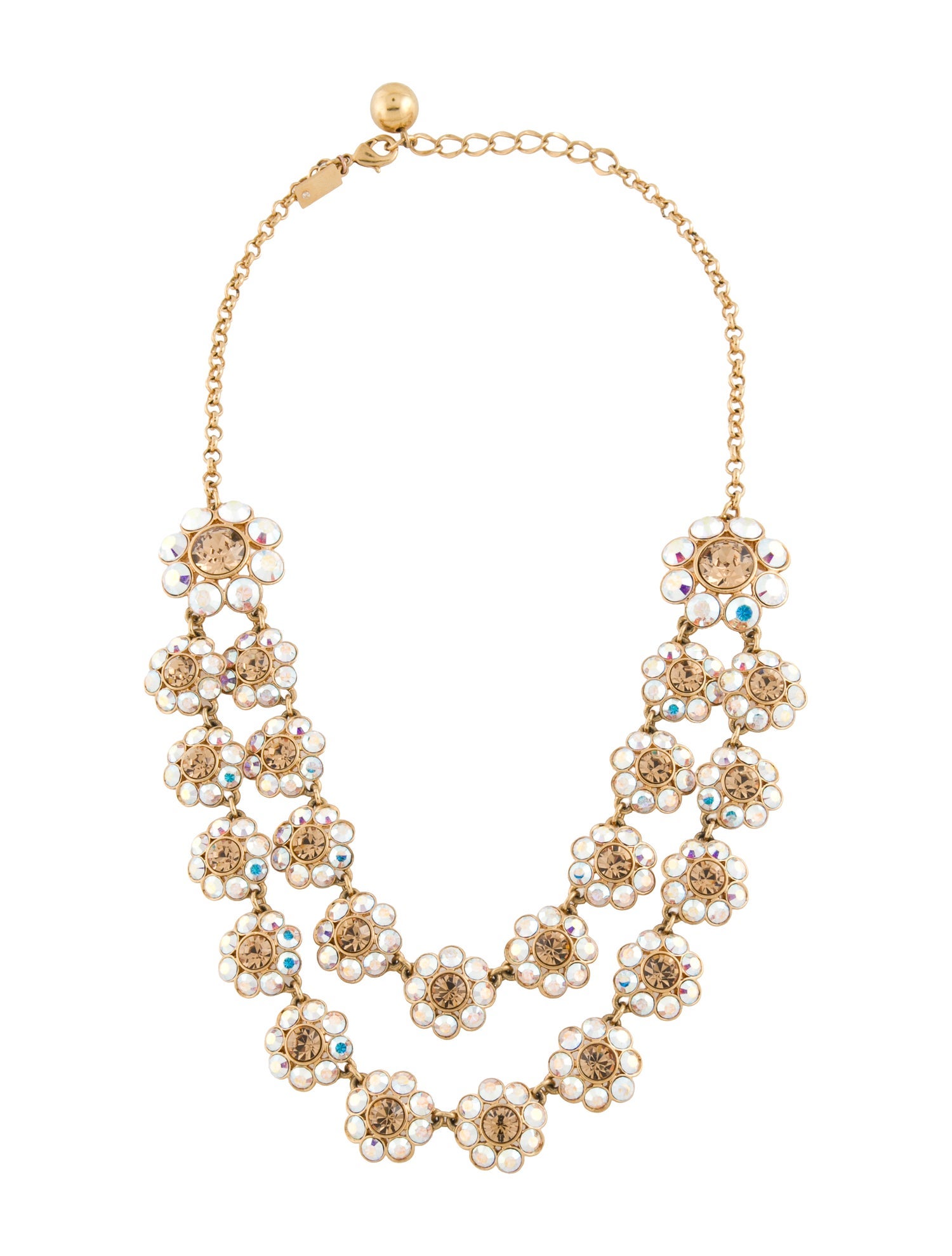 Kate Spade New York Crystal Flower Collar Necklace