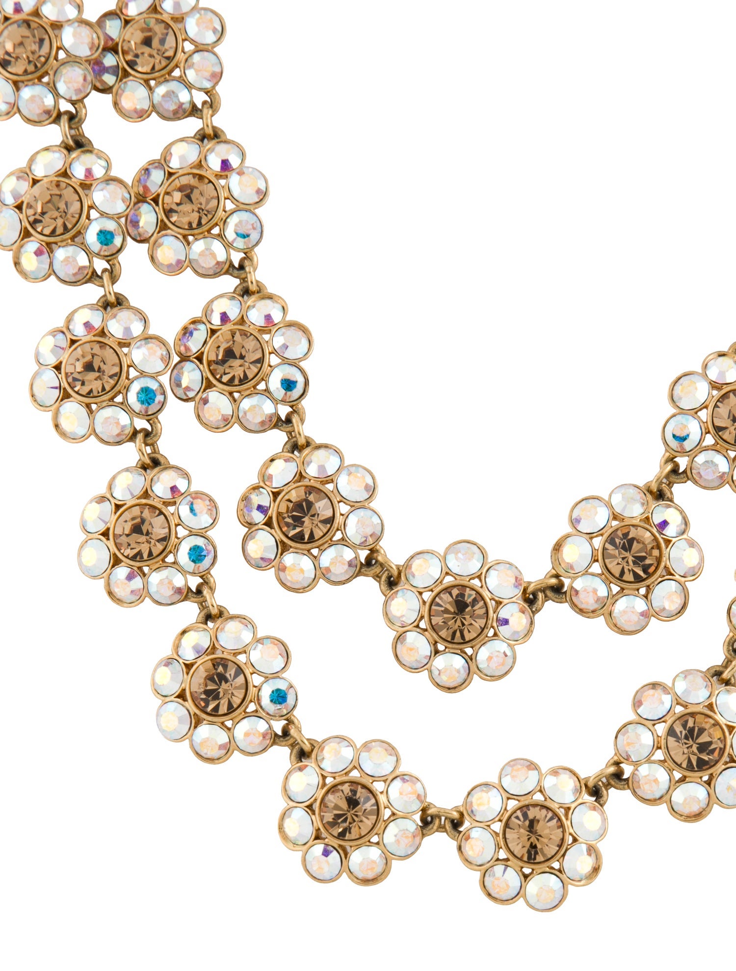 Kate Spade New York Crystal Flower Collar Necklace